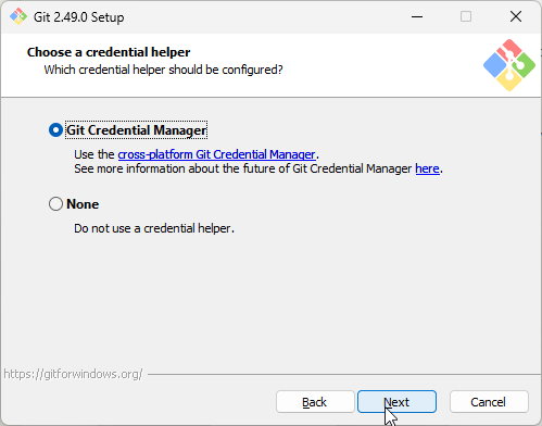 Credential Helper 설정